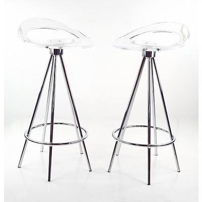 Two Contemporary Bar Stools