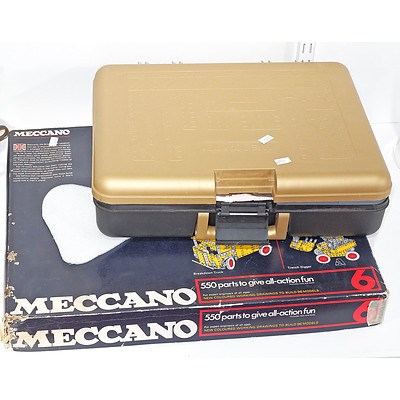 Vintage Boxed Meccano Set And Another Meccano Set
