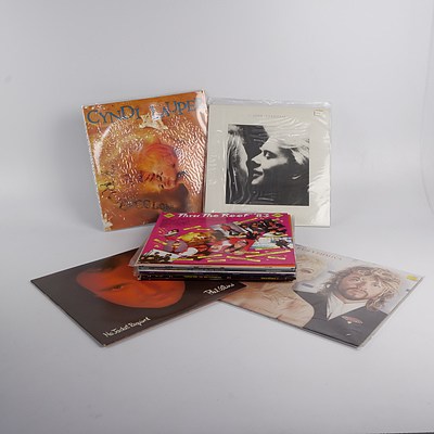 Quantity of Approximately 15 Vinyl 12 Inch LP Records Including John Farnham, Phil Collins, Cyndi Lauper and More