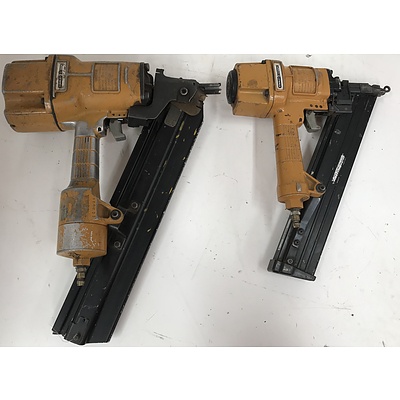 Stanley Bostitch Air Powered Nail Guns -Lot Of Two