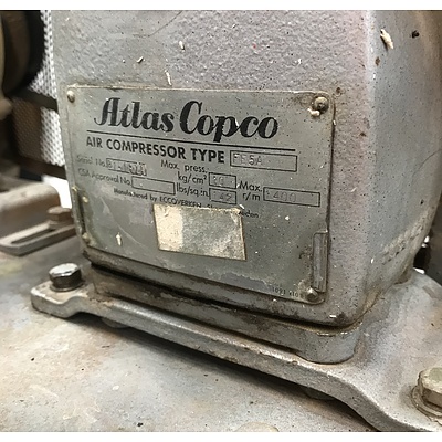 Atlas Copco Air Compressor With 2 HP GMF Motor
