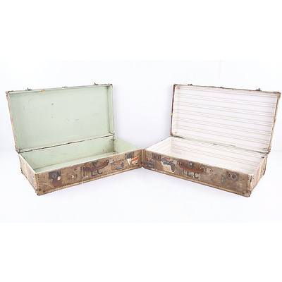 Two Early Suitcases with Loads of Character (2)