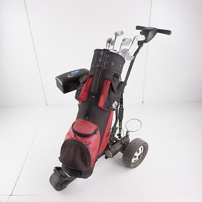 14 Piece Golf Club Set with Concord Bag and Laser Electric Buggy