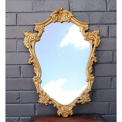 Antique Style Gold Framed Mirror