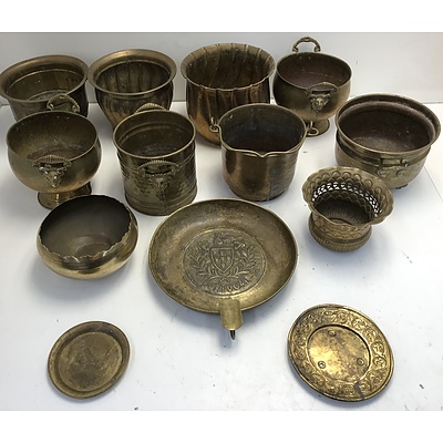 Collection Of Eastern Brass and Copper Wares