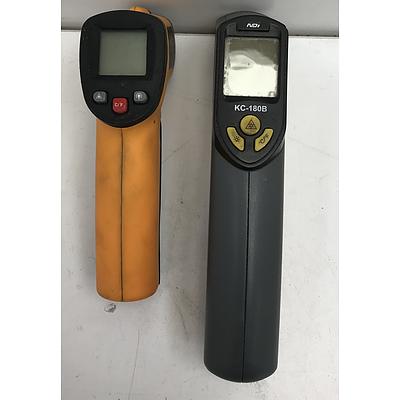 Infrared Thermometers -Lot Of Two