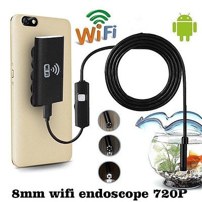 WIFI Endoscope Borescope HD Inspection Camera For iPhone and Android - Brand New