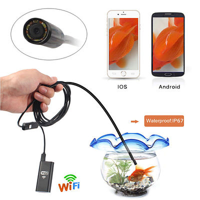 WIFI Endoscope Borescope HD Inspection Camera For iPhone and Android - Brand New