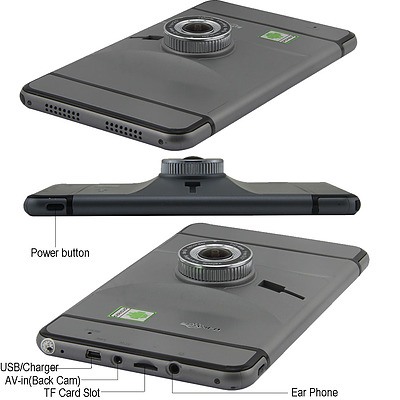 Wireless 3-in-1 GPS Dashcam & Reversing Camera with 7 inch Touch Screen & Bluetooth - Brand New