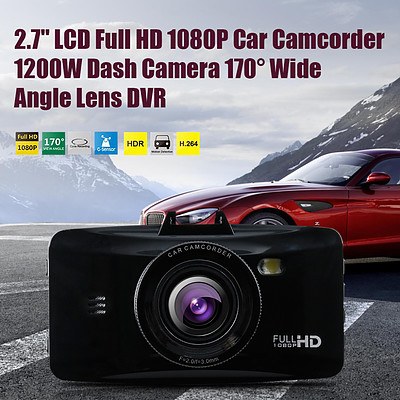 Dashcam with Lane Departure (LDWS) and Front Collision (FCWS) Avoidance, Full HD, WDR