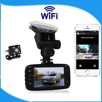 New Release Wi-Fi Dashboard with Dual Front & Rear Cameras - Brand New
