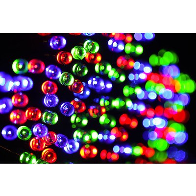 250 LED Solar String Coloured Lights - RRP: $249