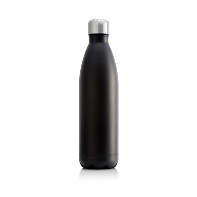 Milano Decor Stainless Steel Matt Black 750ml Water Bottle - RRP $49 - Brand New