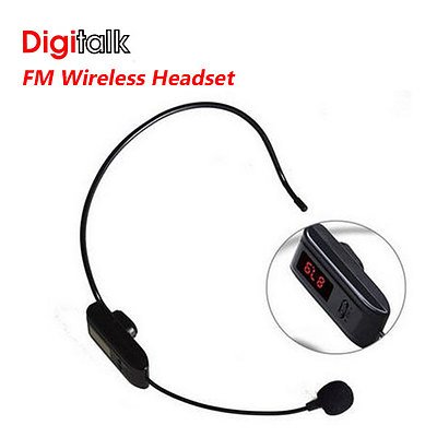 Digitalk FM Wireless Headset - with Warranty