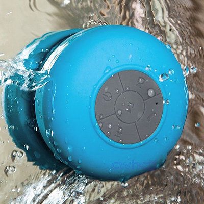 Mini Waterproof Wireless Bluetooth Speaker (Blue) - with Warranty