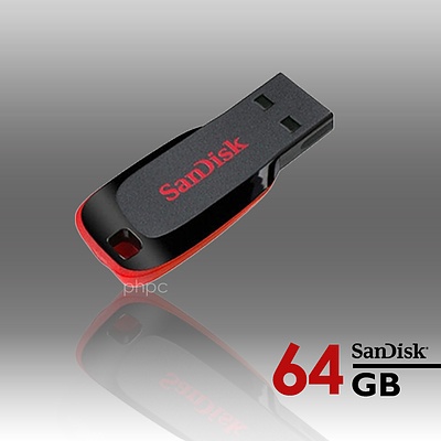 Sandisk Cruzer Blade CZ50 64GB USB Flash Drive - with Warranty