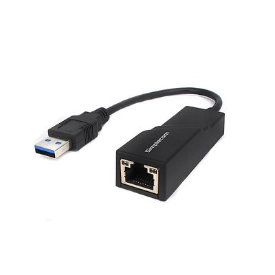 Simplecom NU301 SuperSpeed USB 3.0 to RJ45 Gigabit 1000Mbps Ethernet Network Adapter - with Warranty