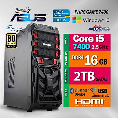 PHPC Gaming 7400 (16GB RAM 2TB HDD) - with Warranty - RRP: $1961 - Brand New