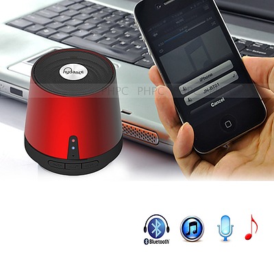 Hydance MAXI Sound MP3 Player with Mini Bluetooth Speaker & Power Bank - Red - with Warranty