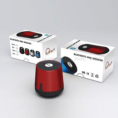 Hydance MAXI Sound MP3 Player with Mini Bluetooth Speaker & Power Bank - Red - with Warranty