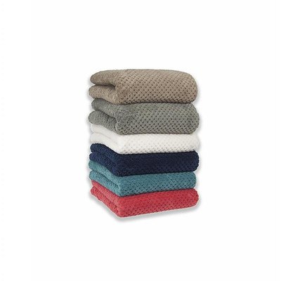 Apartmento Diamond Fleece Blanket Coral Single - RRP: $60 - Brand New