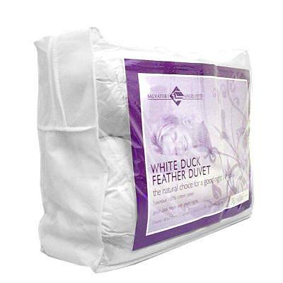 King Quilt - 100% White Duck Feather - RRP $144.95 - Brand New