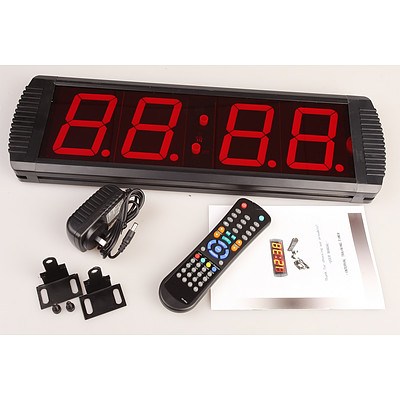 Digital Timer Interval Fitness Clock - RRP $514.95 - Brand New