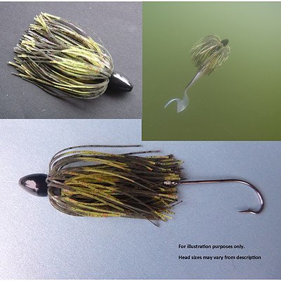 Set of Skirted Microjigs (Includes 15 Lures in Total)
