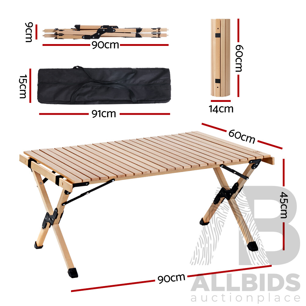 coleman roll top table