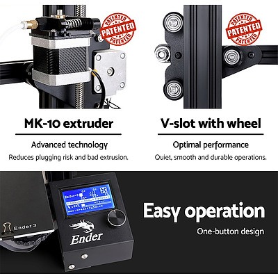 Creality 3D Ender 3 3D Printer Resume Printing High Precision 220*220*250mm - Brand New - Free Shipping