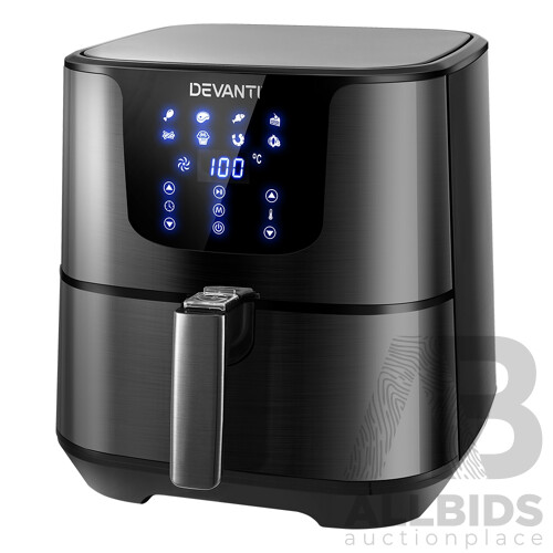Air Fryer 7L LCD Fryers Oven Airfryer Kitchen Healthy Cooker Stainless Steel - Brand New - Free Shipping