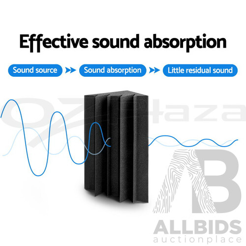 20pcs Studio Acoustic Foam Sound Absorption Proofing Panels Corner DIY - Brand New - Free Shipping