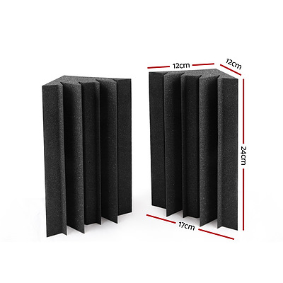 40pcs Studio Acoustic Foam Sound Absorption Proofing Panels Corner DIY - Brand New - Free Shipping