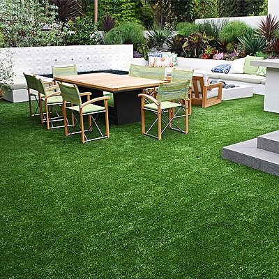 Synthetic 10mm  0.95mx20m 19sqm Artificial Grass Fake Turf Olive Plants Plastic Lawn  - Brand New - Free Shipping