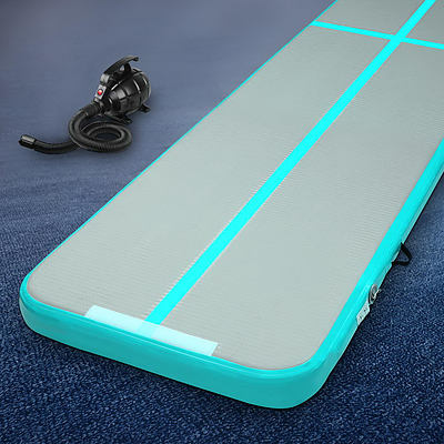 4X1M Inflatable Air Track Mat Tumbling Floor Home Gymnastics Green - Brand New - Free Shipping