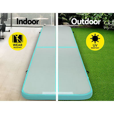 5X1M Inflatable Air Track Mat Tumbling Floor Home Gymnastics Green - Brand New - Free Shipping