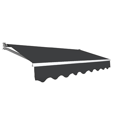 Retractable Outdoor Arm Awning 2.5 x 2M - Grey