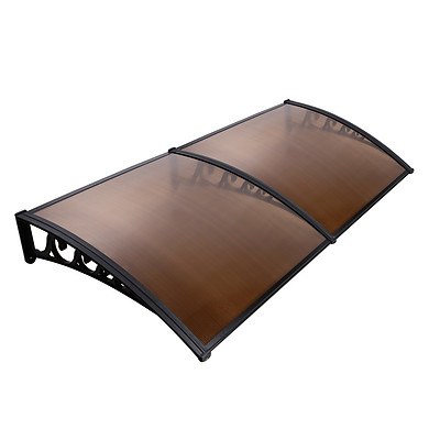 DIY Window Door Awning Cover Brown 100 x 200cm - Brand New - Free Shipping