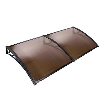 DIY Window Door Awning Cover Brown 100 x 200cm - Brand New - Free Shipping