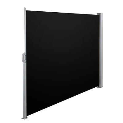 Retractable Side Awning 1.8 x 3M - Black