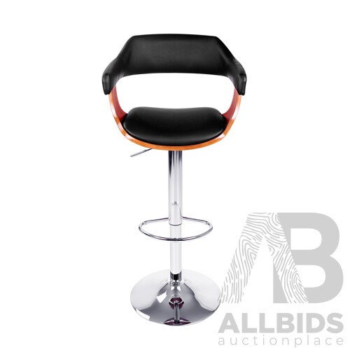 Wooden Bar Stool - Black and Wood - Brand New - Free Shipping