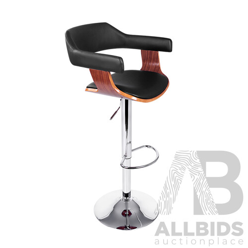 Wooden Bar Stool - Black and Wood - Brand New - Free Shipping