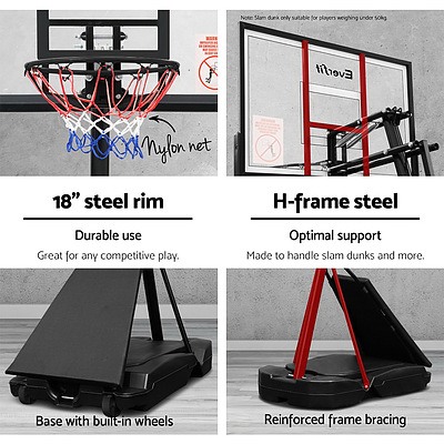 Everfit Pro Portable Basketball Stand System Ring Hoop Net Height Adjustable 3.05M - Brand New - Free Shipping