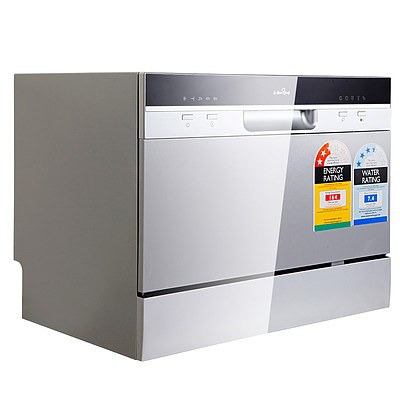 5 Star Chef Electric Benchtop Dishwasher Silver - Brand New - Free Shipping