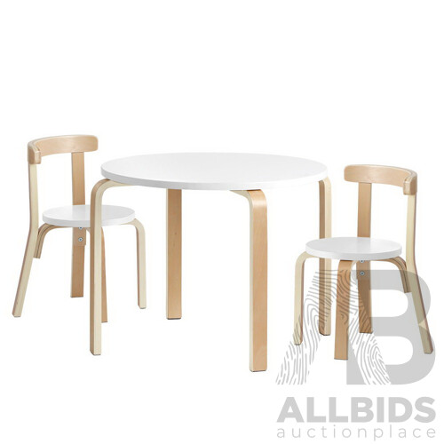 Keezi Nordic Kids Table Chair Set 3PC Desk Activity Study Play Children Modern - Brand New - Free Shipping