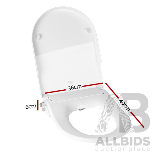 Non Electric Bidet Toilet Seat Bathroom - White - Brand New - Free Shipping