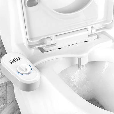 Non Electric Toilet Bidet Seat Hygiene Dual Nozzles Spray Wash Bathroom - Brand New - Free Shipping