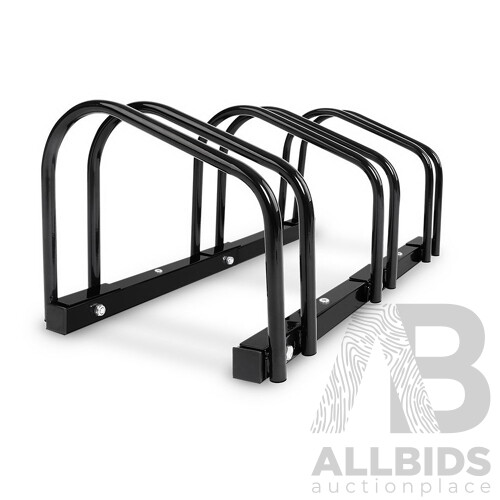 Portable Bike 3 Parking Rack Bicycle Instant Storage Stand - Black - Brand New - Free Shipping