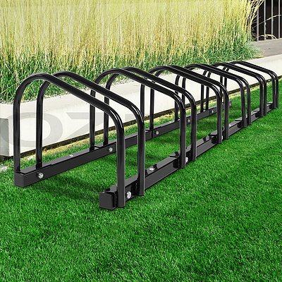 Portable Bike 6 Parking Rack Bicycle Instant Storage Stand - Black - Brand New - Free Shipping