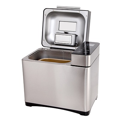 Stainless Steel 19 In 1 Bread Maker w/ Fruit and Nut Dispenser - Free Shipping